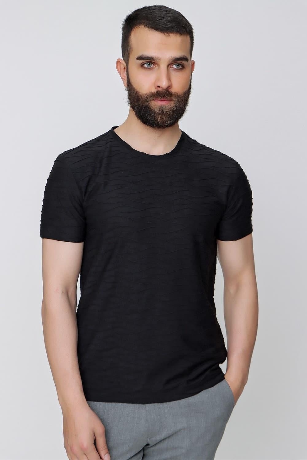 TS-822-T-SHIRT-SIYAH_1 TS 822 T-SHIRT - Image 1