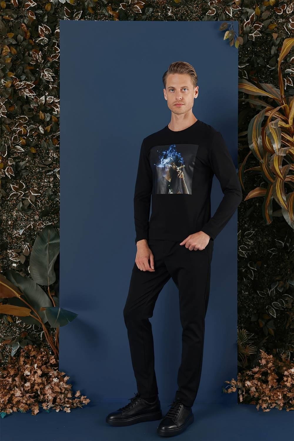 TS-861-T-SHIRT-SIYAH_1 TS 861 T-SHIRT - Image 1